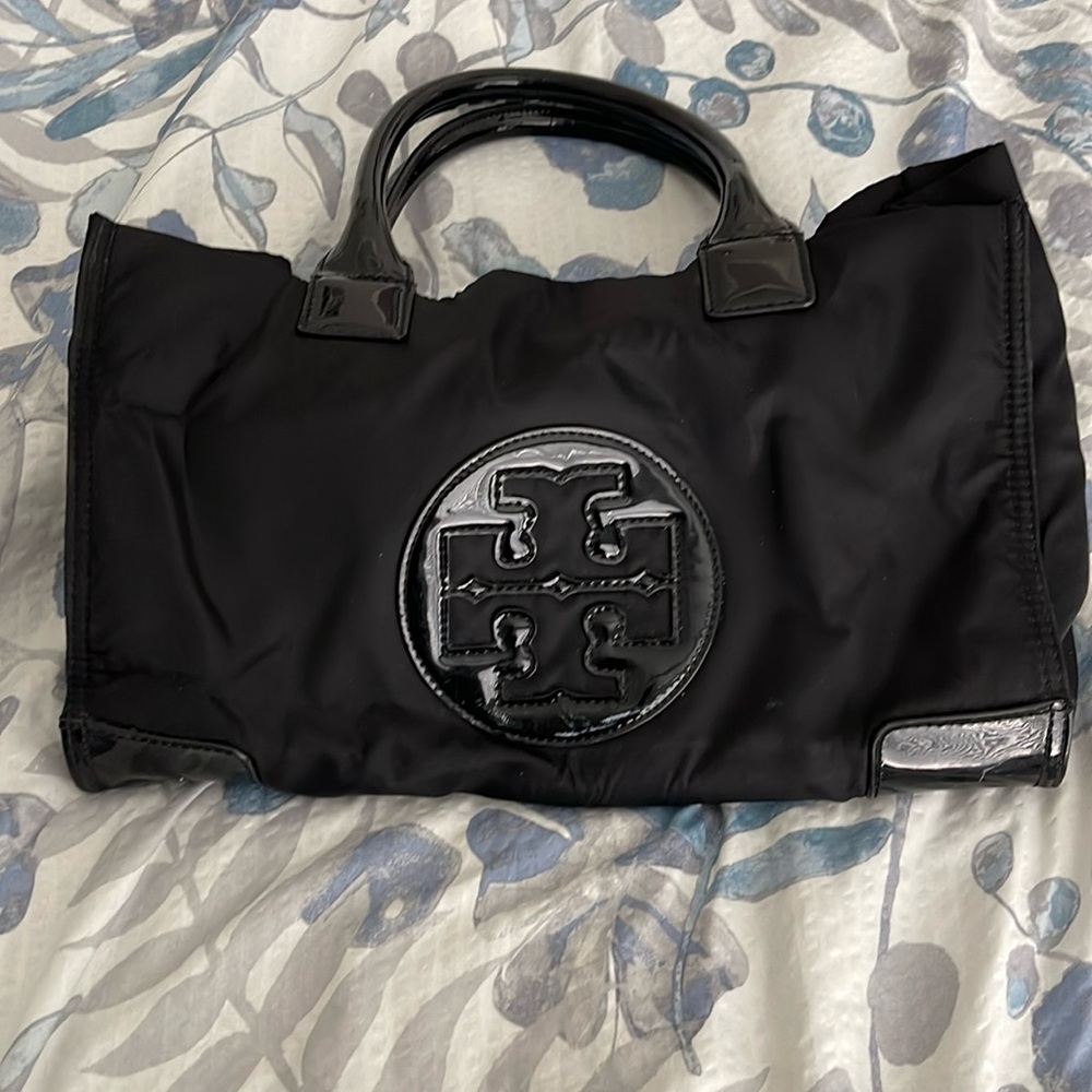 Tory Burch Black Small Ella Shoulder Bag
